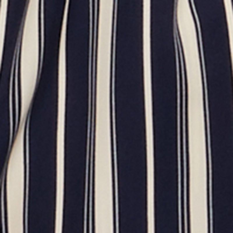 Smocked High Waisted Striped Palazzo Pants - Image 4