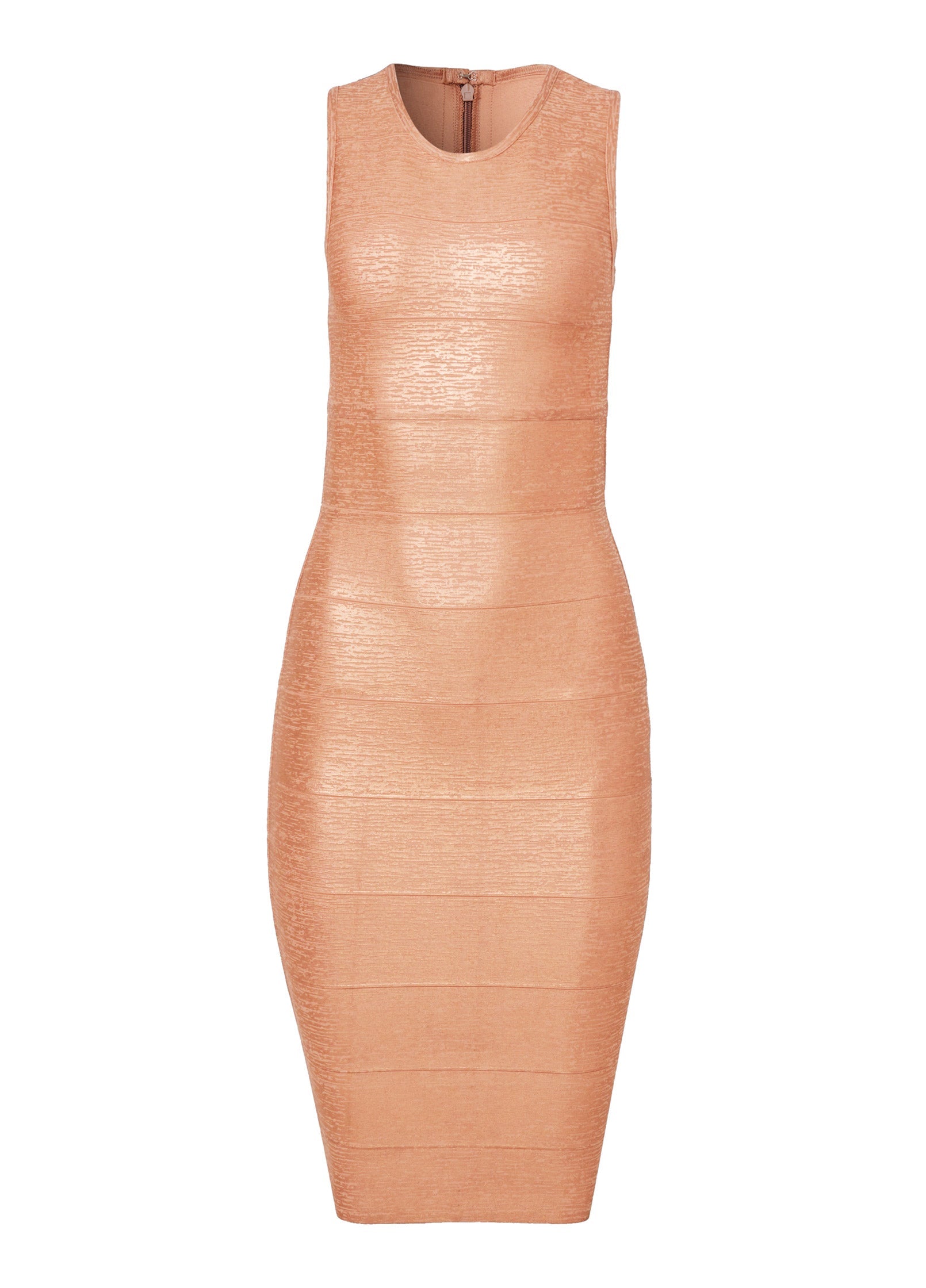 Bandage Mini Dress - Rose Gold - Image 5