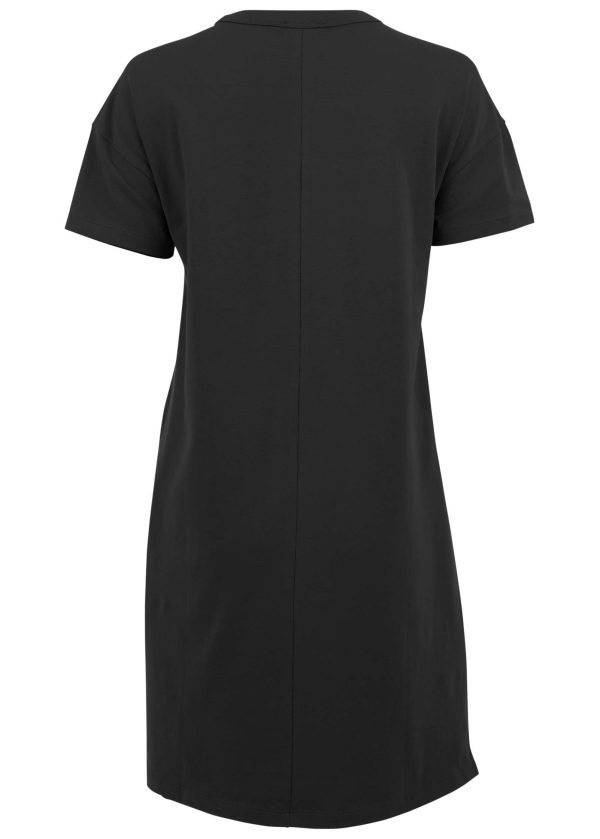T-Shirt Dress - Jet Black