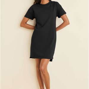 T-Shirt Dress - Jet Black