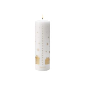 Georg Jensen Jul 2025 kalenderlys guld