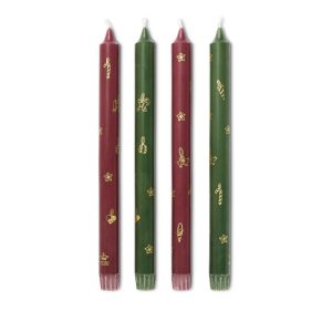 Royal Copenhagen Stjerne Riflet Jul lys 4 stk. - Image 1