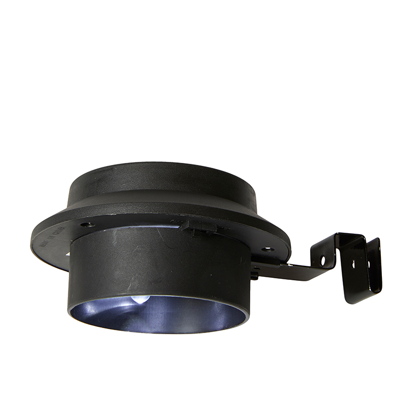 Solcellelampe til tagrende 2 stk. sort 17x12x6 cm - Image 1