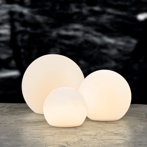 Villa Collection Maane LED lampe m. solar hvid 30x28 cm - Image 5