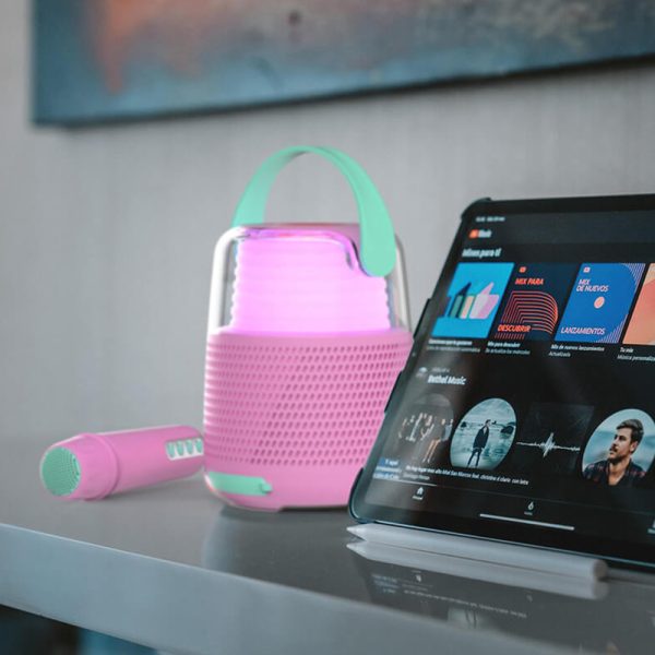 MOBILITY ON BOARD Mobility On Board karaoke h?jtTaler KS-80 LED pink