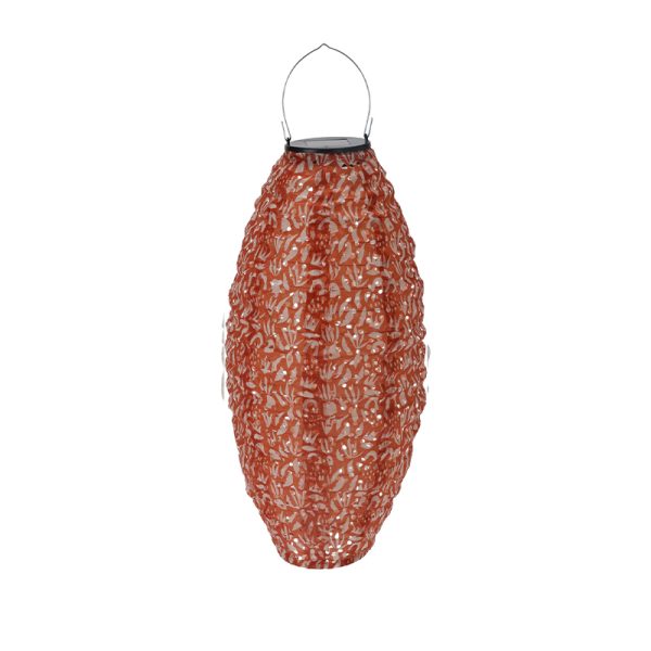 Solcellelampe olivengr?n 12 LED