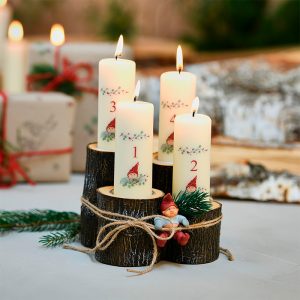 Klarborg adventslys nisse i skjul - Image 2