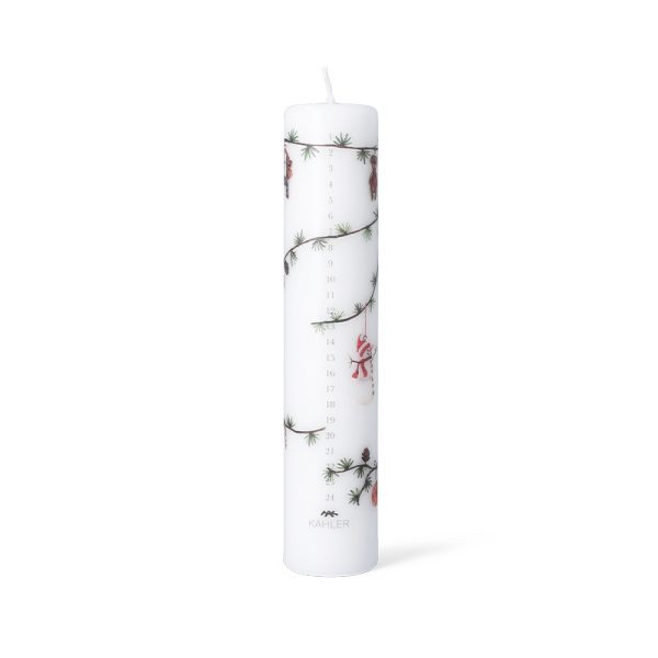 K?hler Hammersh?i Christmas 2025 kalenderlys hvid ?5 cm