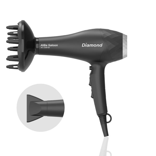 ALBA diamond H620DI h?rt?rrer AC Saloon sort 2200 watt
