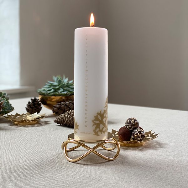 Georg Jensen 2020 kalenderlys guld