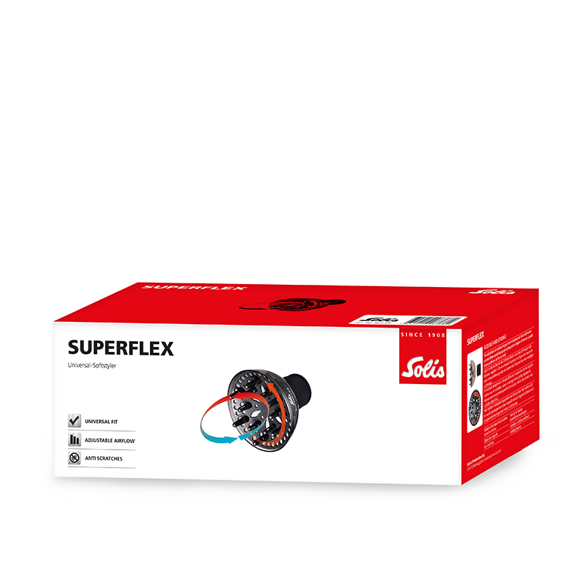 Solis Superflex Universal Softstyler diffuser til h?rt?rrer - Image 4